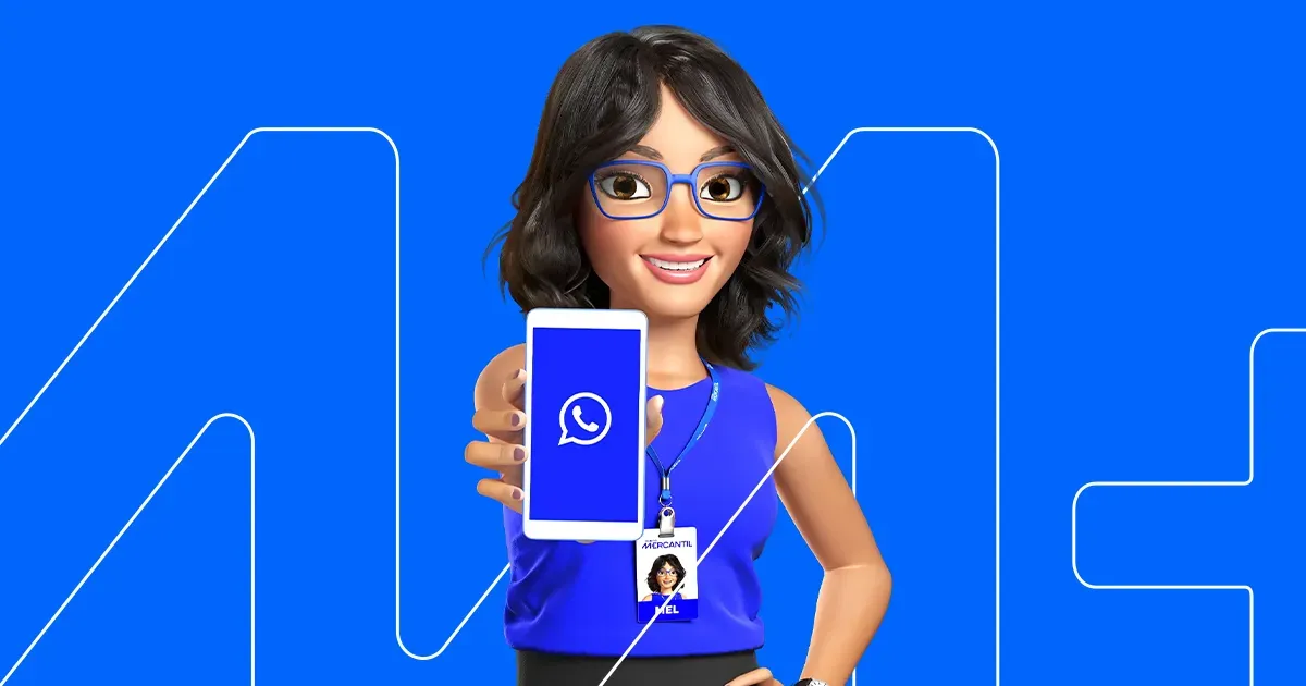 Mel, a assistente virtual do Banco Mercantil
